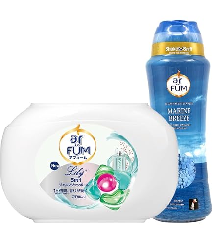 Amazon.co.jp: 洗濯洗剤 アフューム ローズ ジェルマジックボール 5in1